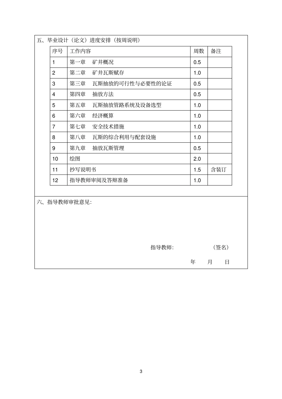 瓦斯抽放设计开题报告_第3页