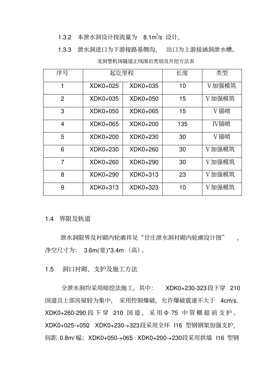 甘庄泄水洞施工组织设计_第2页