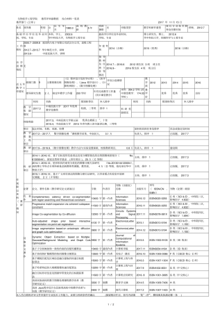 生物医学工程学院推荐评审副教授综合材料一览表