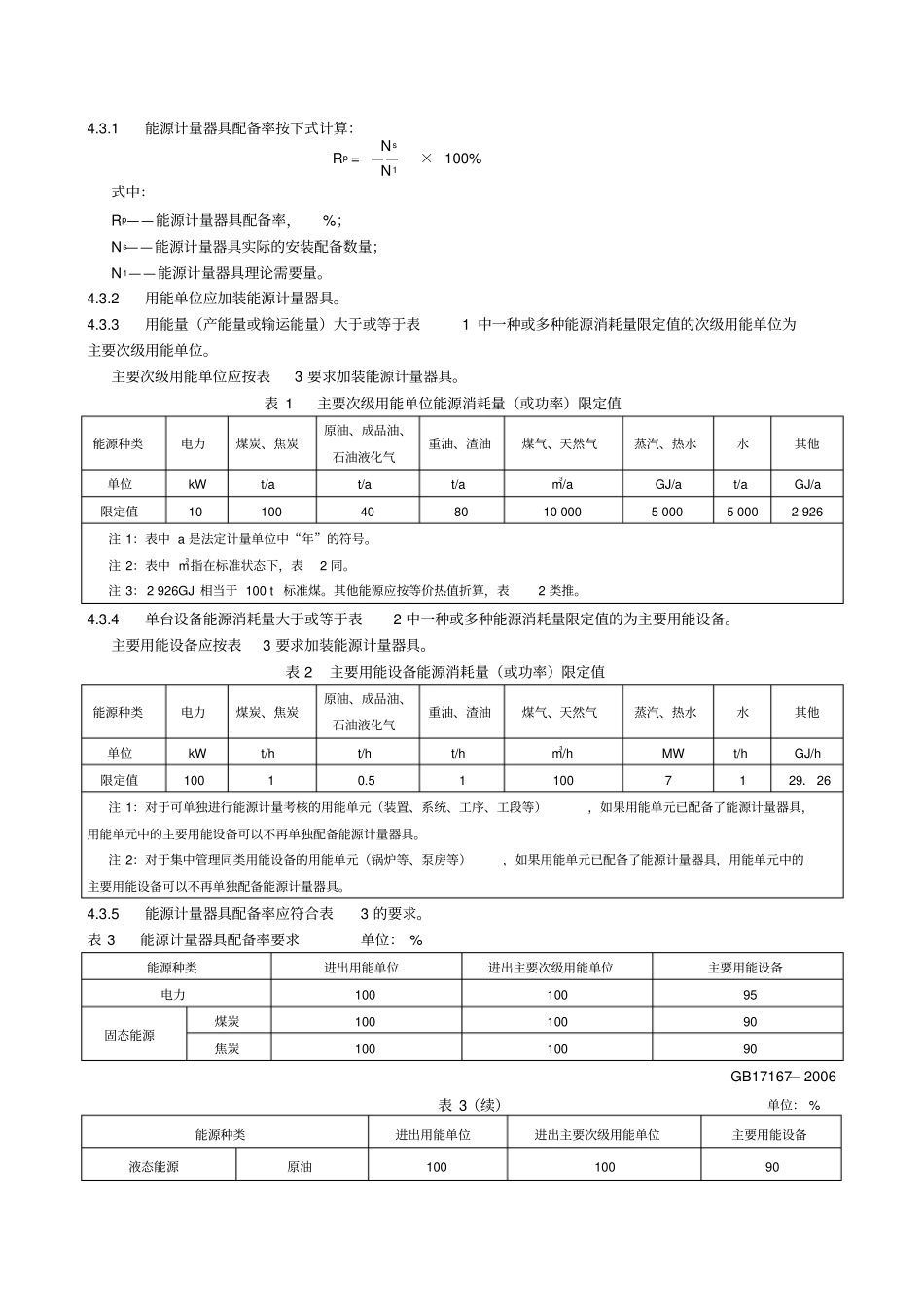 用能单位能源计量器具配备和管理通则GB17167—200658237_第2页