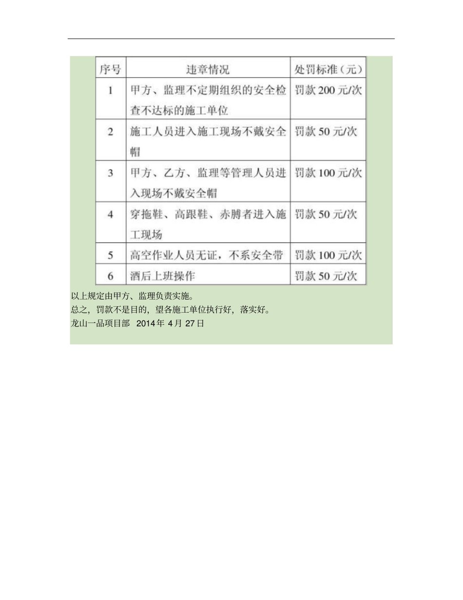 甲方对施工单位的安全质量进度管理规定概要_第2页