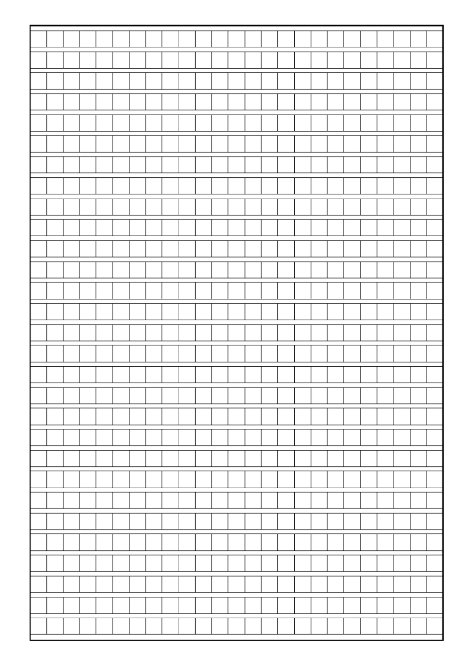 申论格子纸模板_第1页