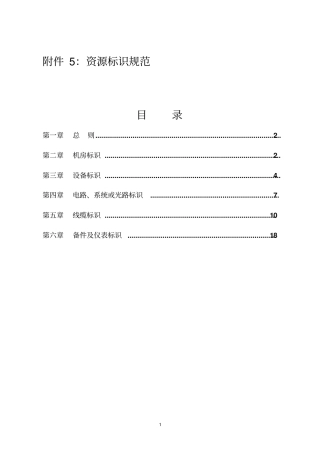 电信资源标识规范