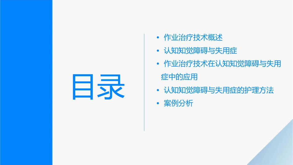 作业治疗技术 认知知觉障碍作业治疗失用症护理课件1_第2页