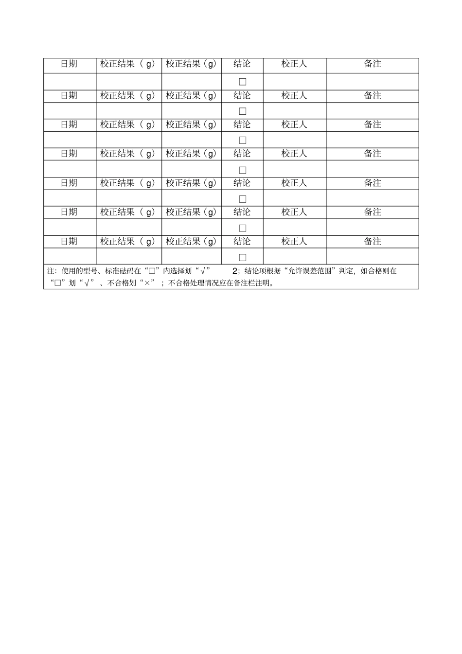 电子天平日常校准操作规程_第3页
