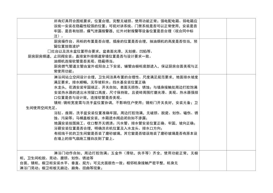 样板间验收表_第3页