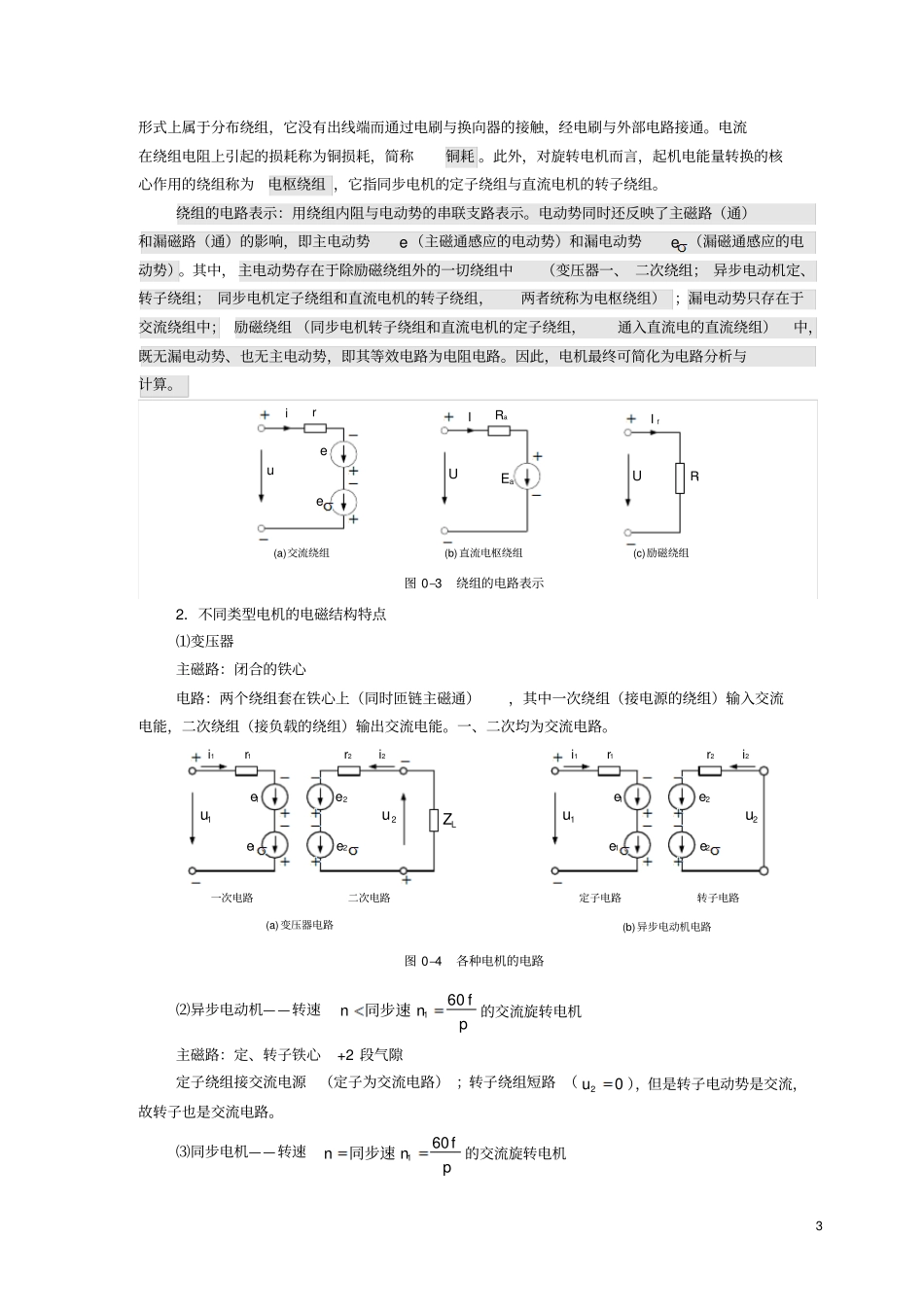 电机学知识要点_第3页