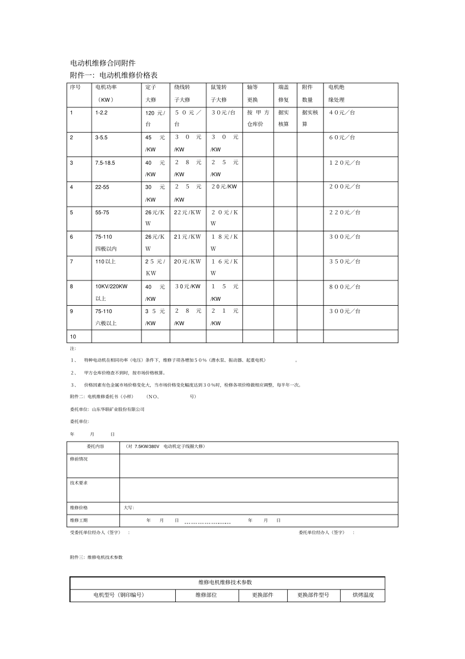 电机维修合同_第3页
