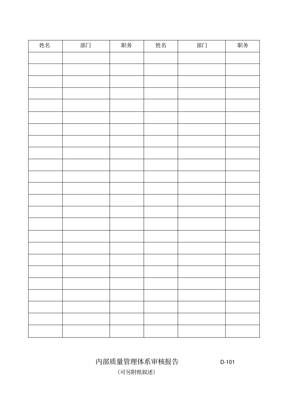 电梯公司年内审计划表_第3页