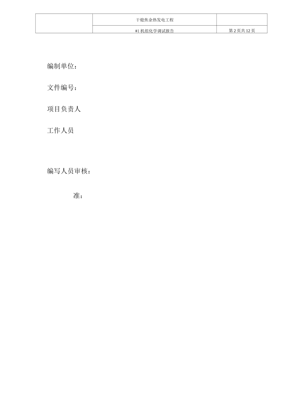 化学调试报告_第2页