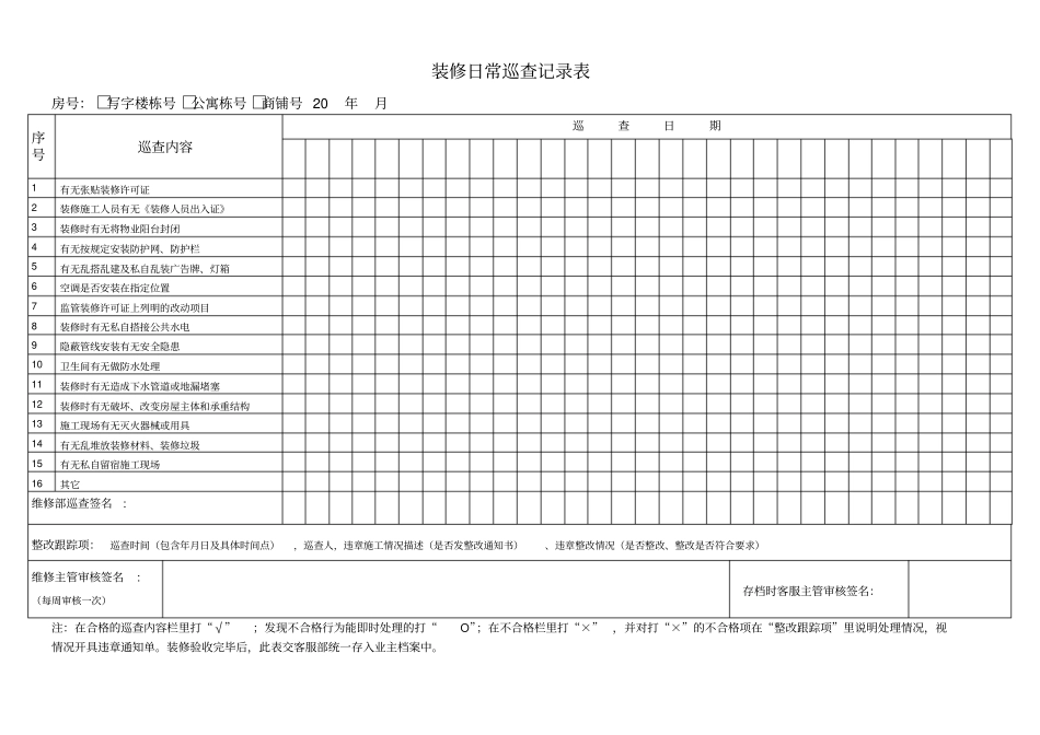 电梯日常巡查与使用状况记录表实用文档_第3页