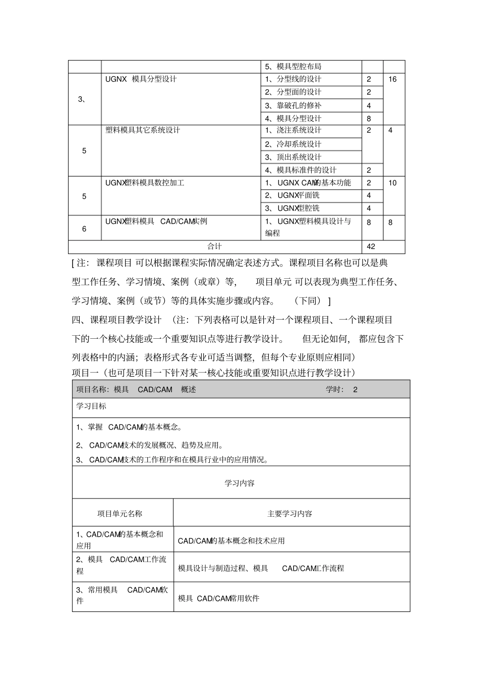 电气cad技术课程标准_第3页