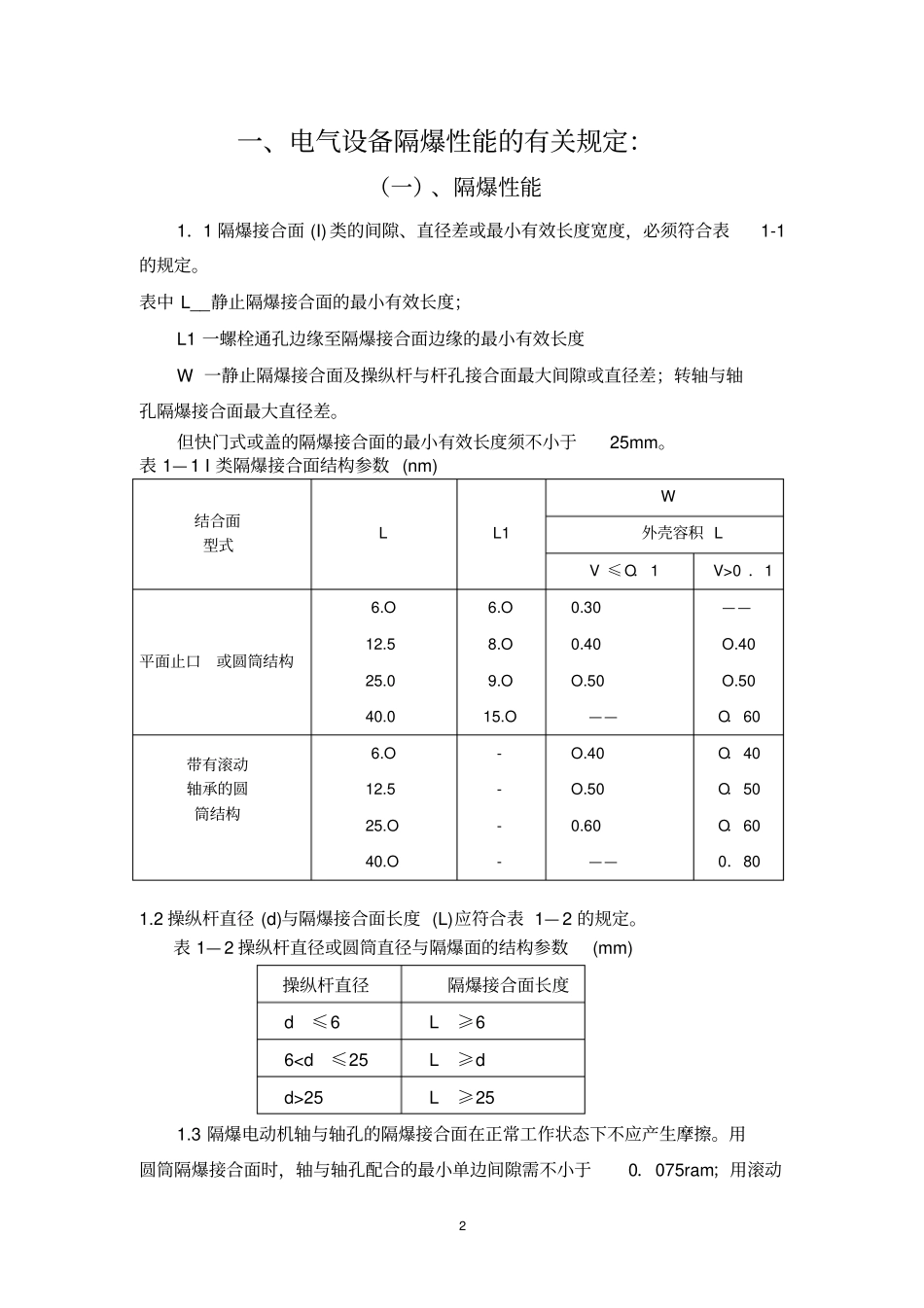 电气设备隔爆性能的有关规定及完好标准的规定教材_第2页
