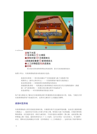 垃圾填埋场的基本结构
