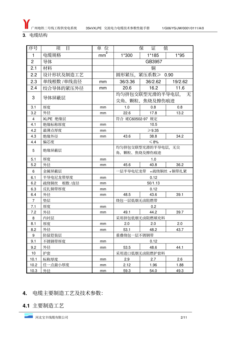 电缆技术参数性能手册_第3页