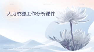 人里工作分析课件