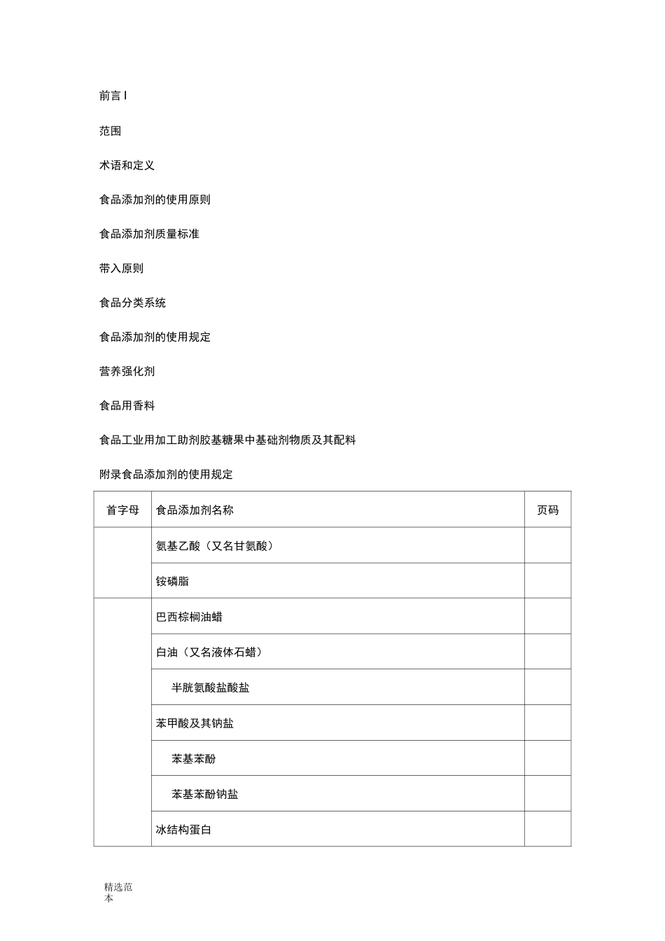 GB食品添加剂使用标准目-最新_第1页