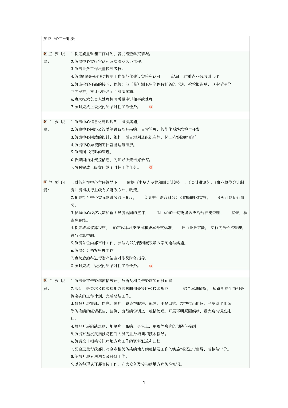 疾控参考资料中心工作职责_第1页