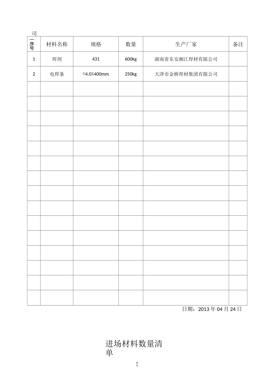 进场材料数量清单_第3页