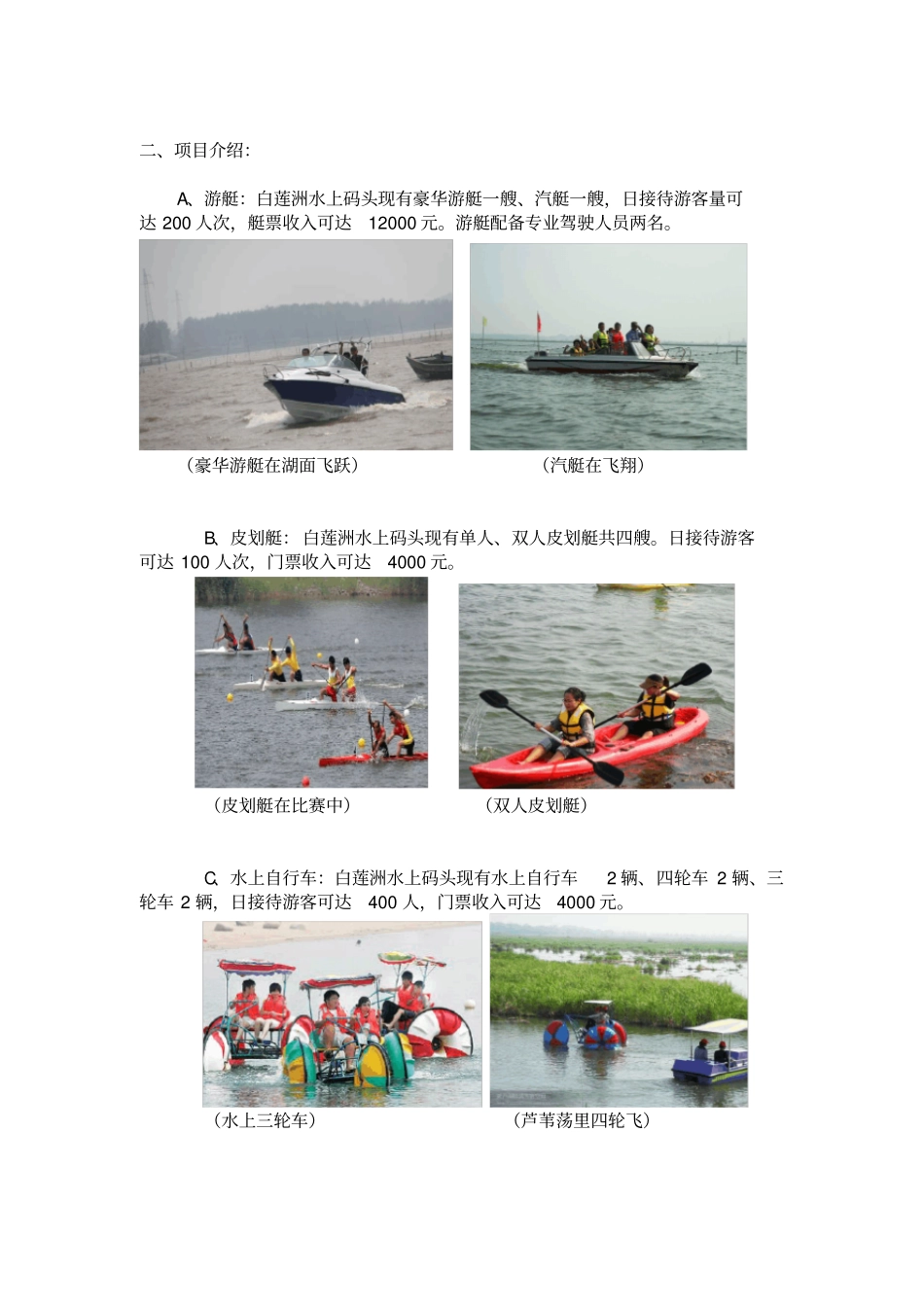 白莲洲水上娱乐中心运营策划书_第3页