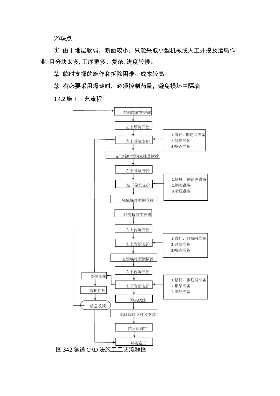隧道交叉中隔壁法施工工艺(CRD法)_第2页
