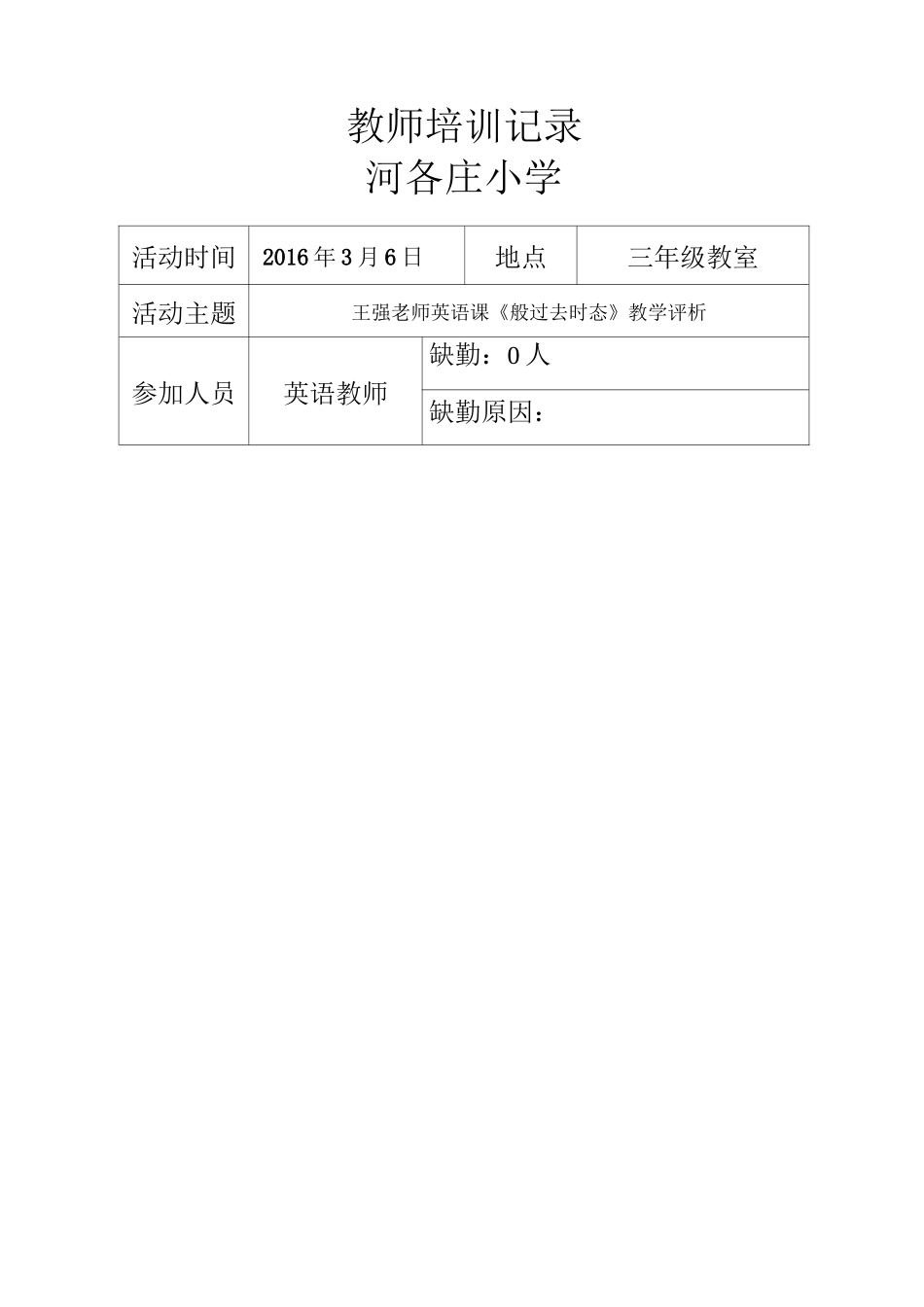 教师培训记录_第1页