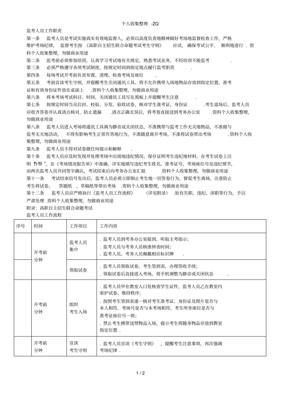 监考人员工作职责_第1页