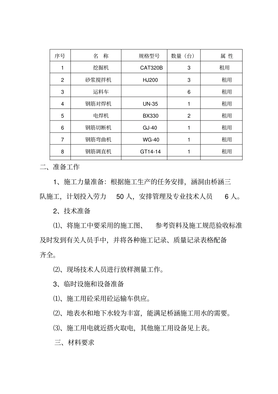 盖板涵施工组织设计__第3页