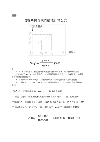 直线内插法计算公式
