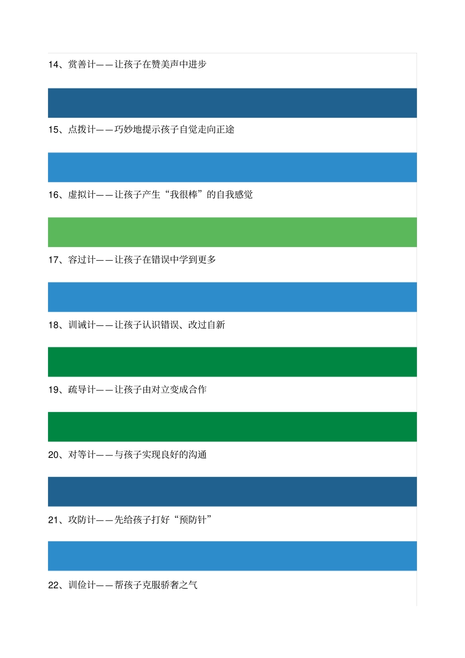 看幼师对付熊孩子的三十计很管用_第3页