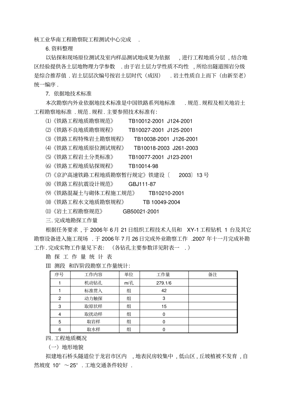 石桥头隧道工程地质勘察报告071228_第2页