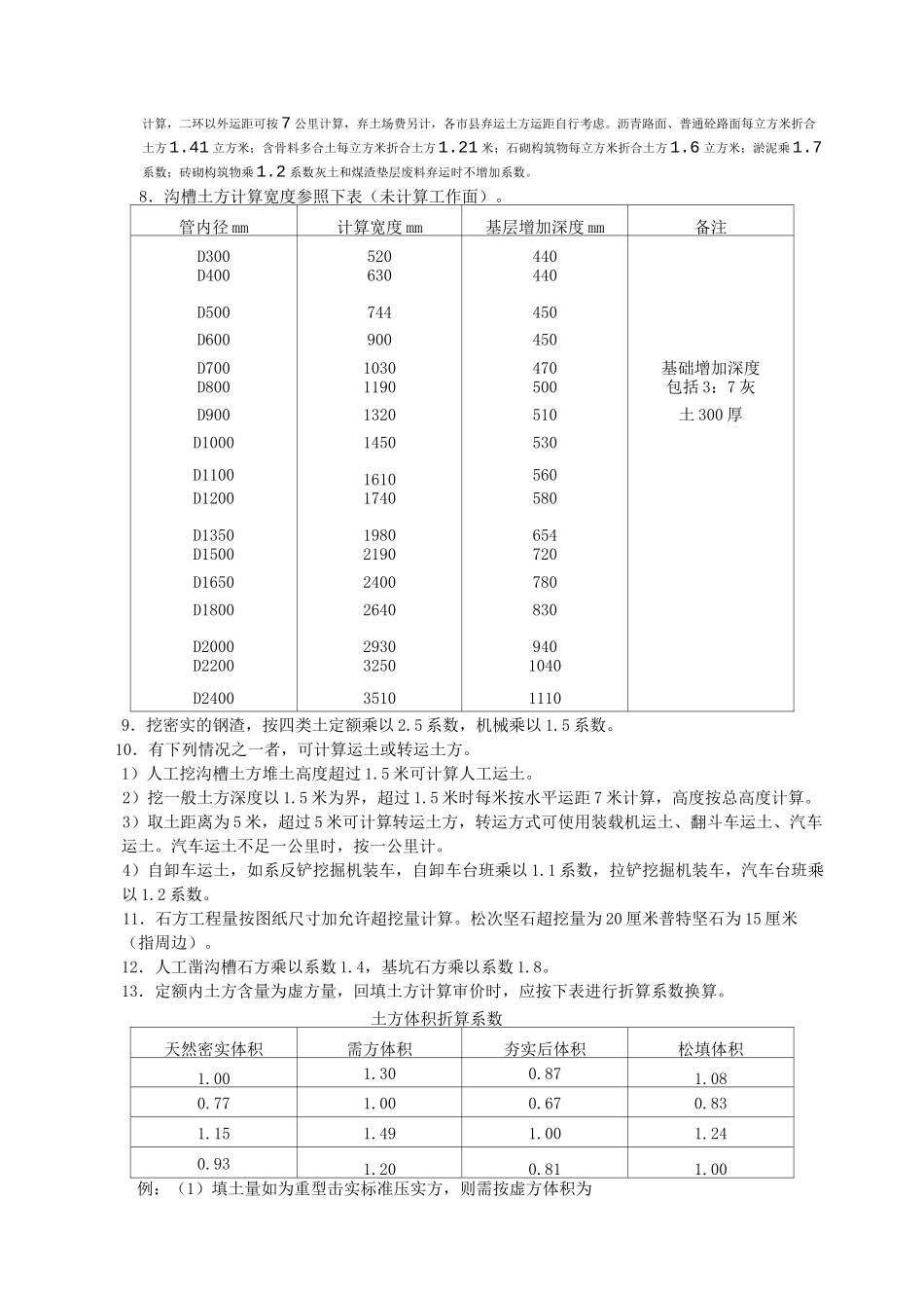 陕西省市政工程消耗定额_第3页