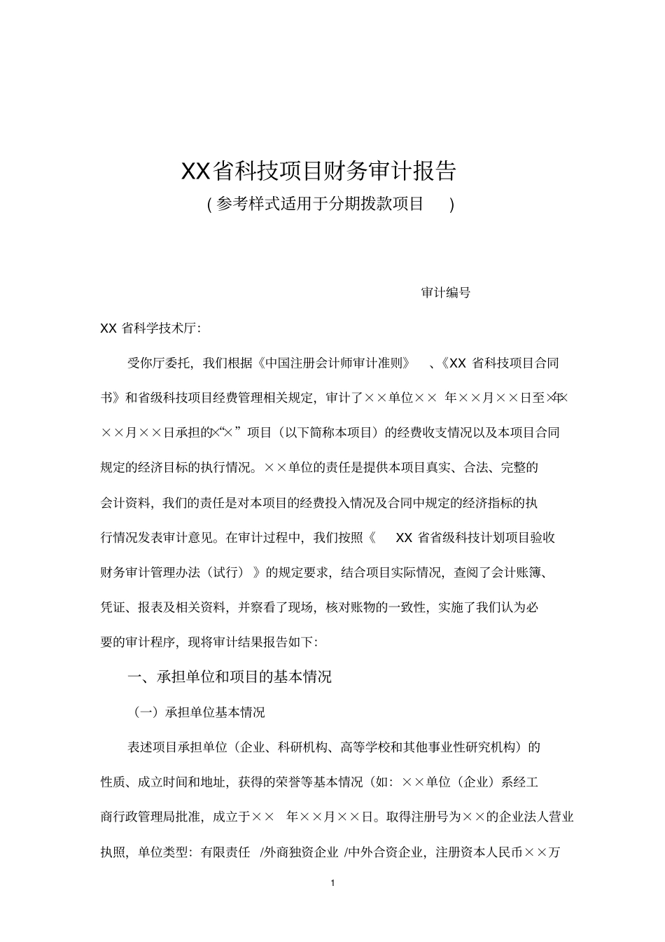 研发项目审计报告_第1页