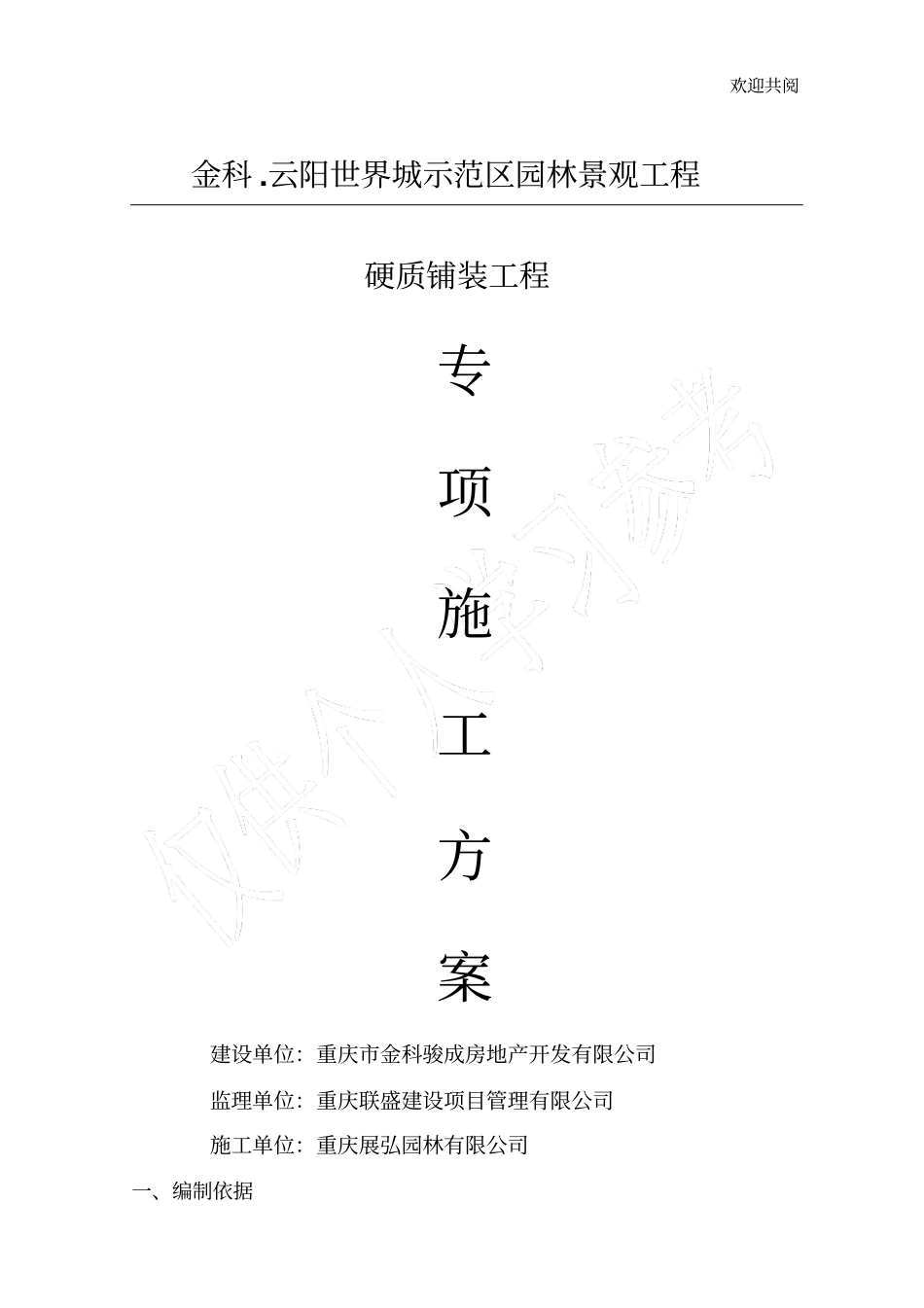 硬质铺装专项方案_第1页