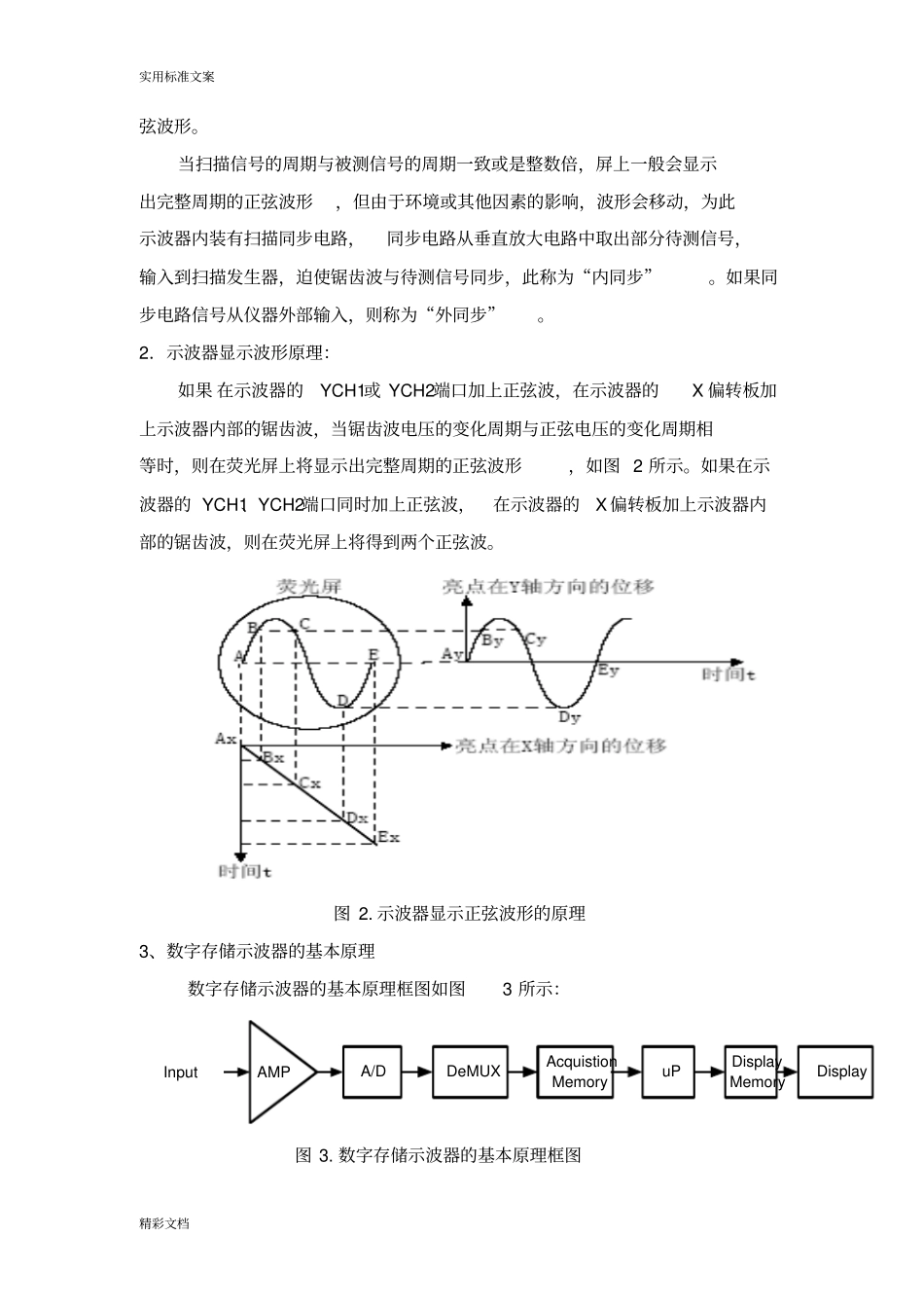 示波器地调节与使用_第2页