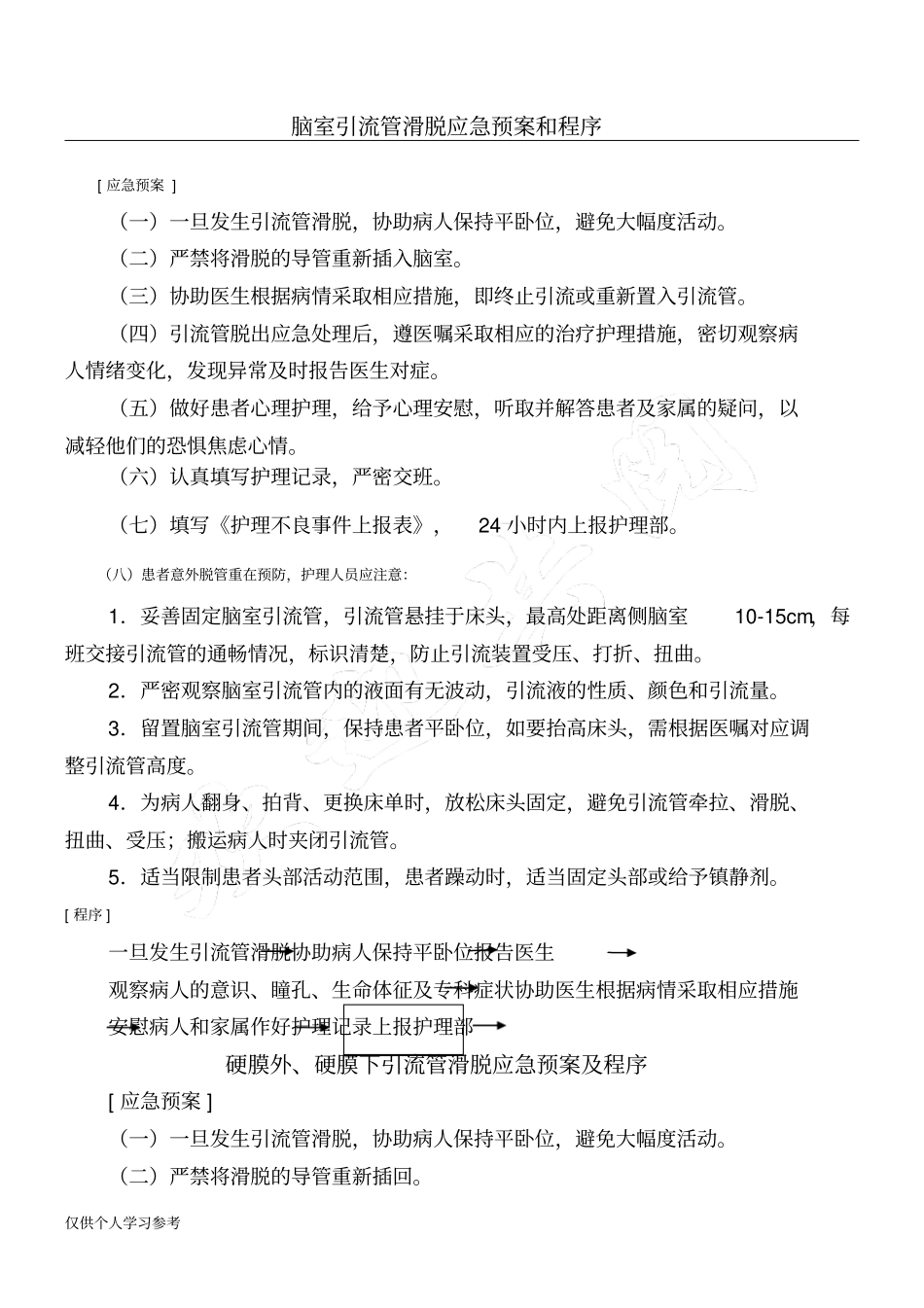 神经外科应急预案_第1页