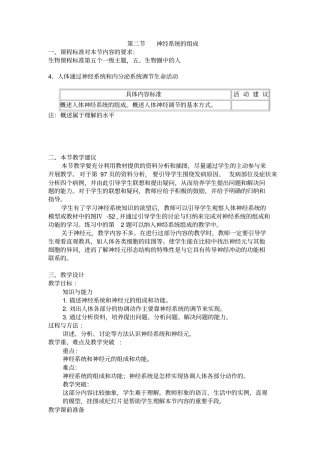 神经系统的组成