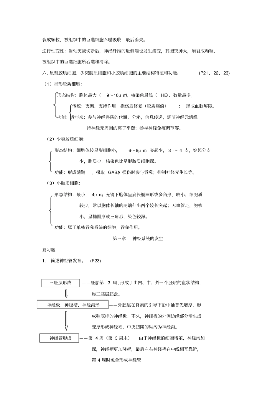 神经解剖学复习题题库_第3页