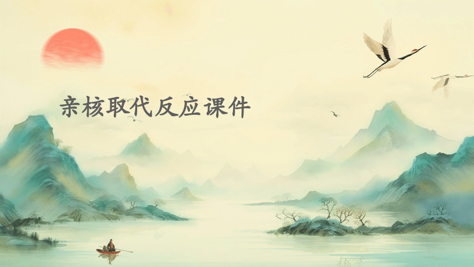 亲核取代反应课件_第1页