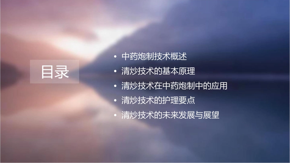 中药炮制技术 清炒技术护理课件1_第2页