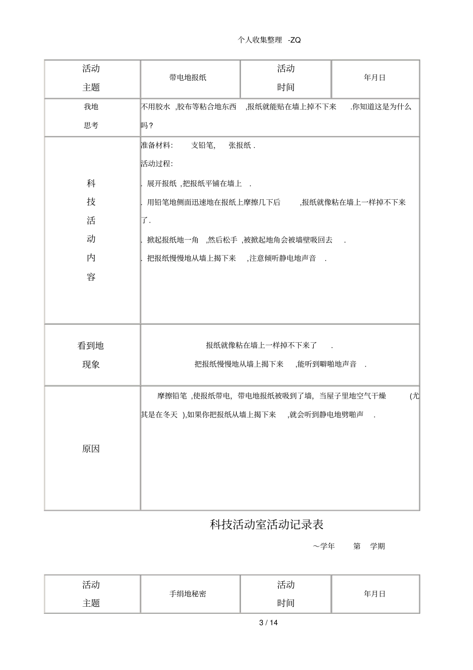 科技活动室活动记录表_第3页