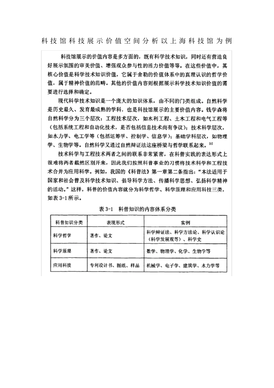 科技馆科技展示价值空间分析以上海科技馆为例_第1页