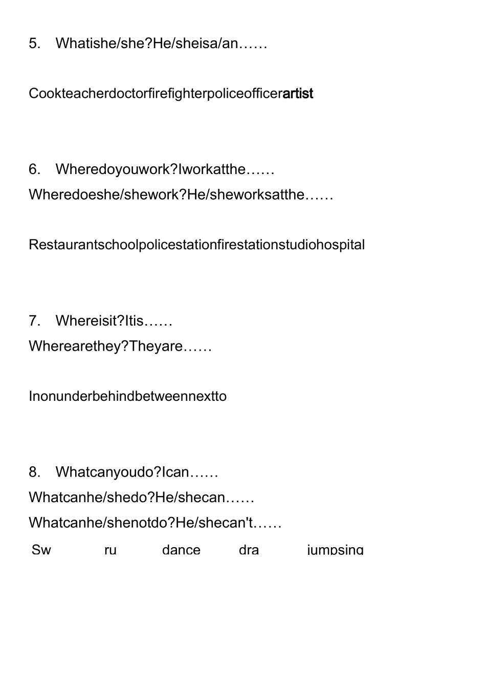 幼儿英语简单问答汇总_第2页