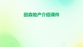 田森地产介绍课件