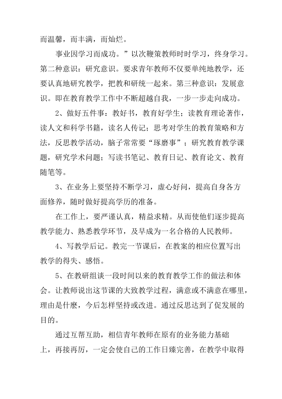 指导青年教师工作计划_第2页