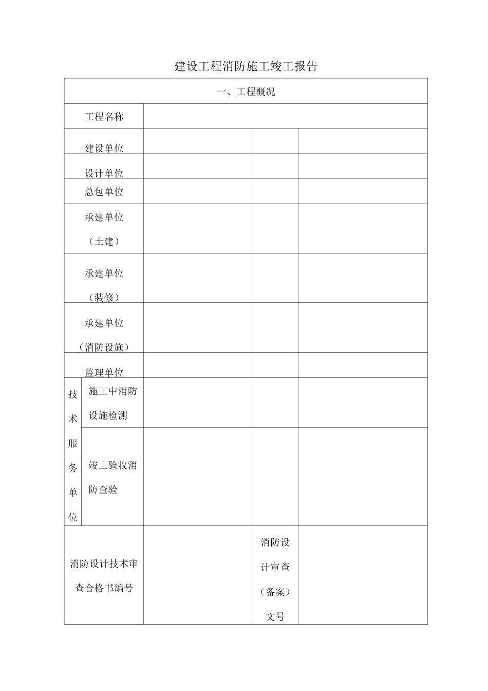 消防验收消防施工单位自评报告_第2页