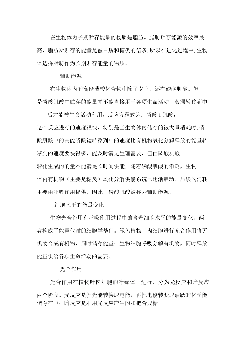 高中生物专题复习——能量_第2页