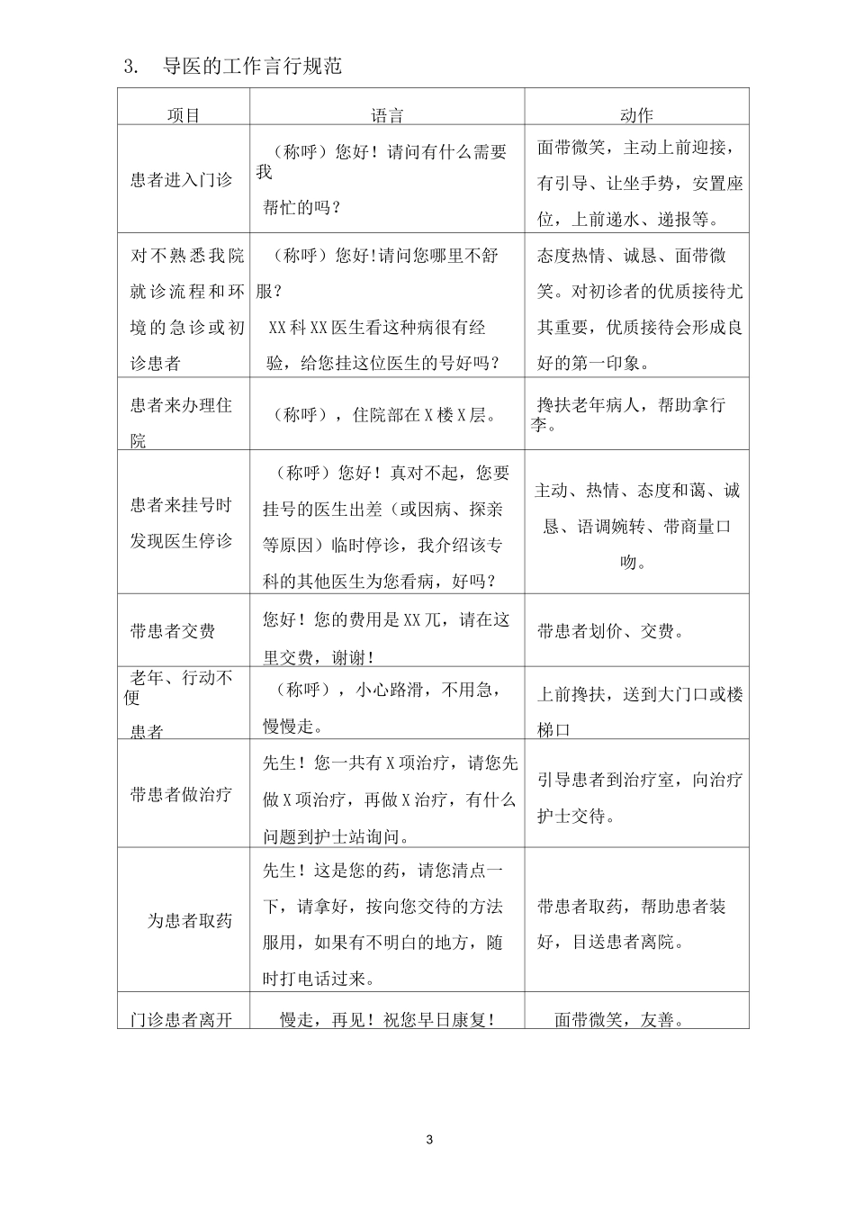门诊服务规范_第3页