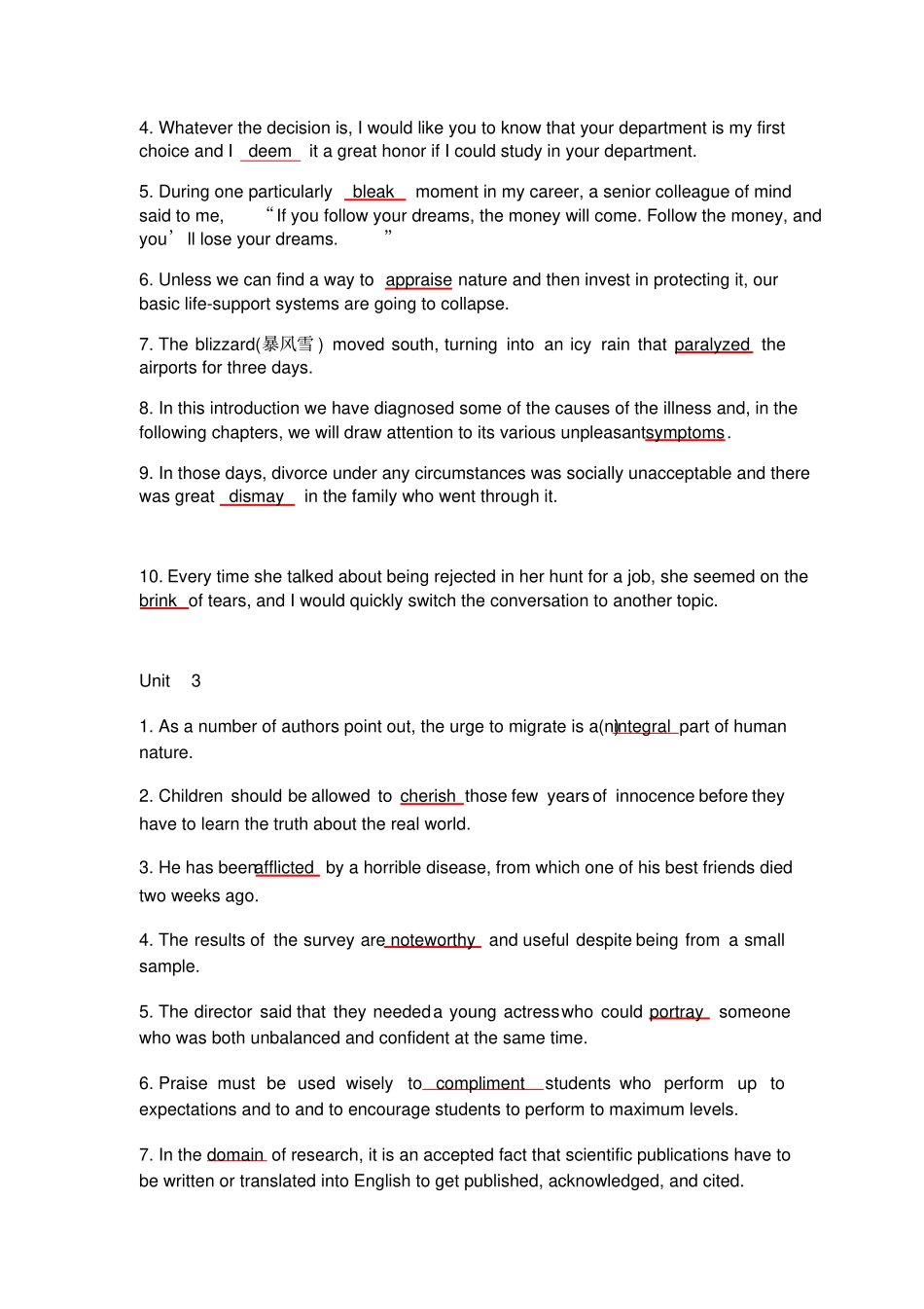 第三版新视野大学英语3习题加答案_第2页