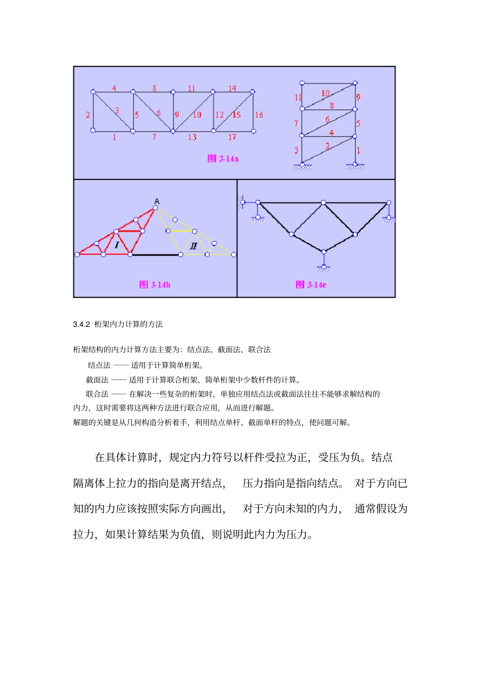 简单桁架内力的计算方法_第2页